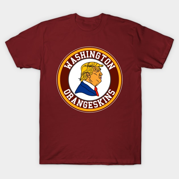 Washington Orangeskins T-Shirt by ThatNerdMoorStore